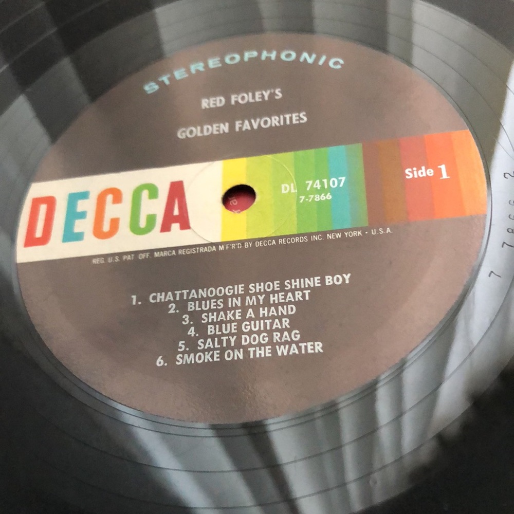 Red Foley Golden Favorites Vinyl Lp